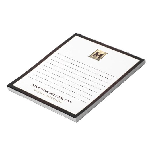 Bloc-notes professionnel de luxe (Tourné)