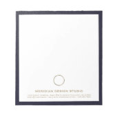 Bloc-notes professionnel Logo personnalisé (Devant)