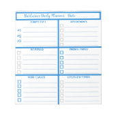 Bloc-notes professionnel simple et moderne (Devant)