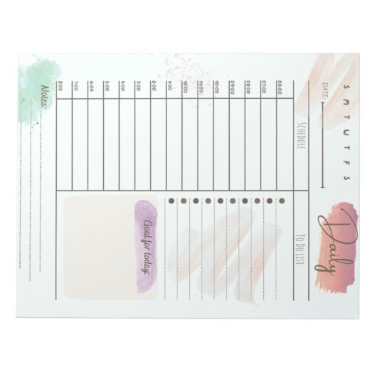 Bloc-notes quotidien (Devant)