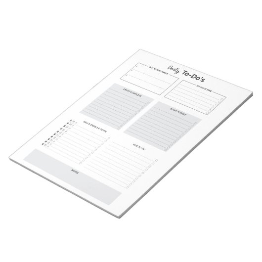 Bloc-notes quotidien (Incliné)