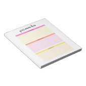 Bloc-notes quotidien personnalisé pour enfants (Incliné)