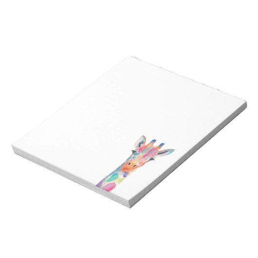 Bloc-notes Rainbow Giraffe (Tourné)