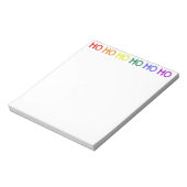 Bloc-notes Rainbow Ho Ho Ho (Tourné)