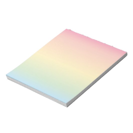 Bloc-notes Rainbow Ombré (Tourné)
