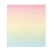 Bloc-notes Rainbow Ombré (Devant)