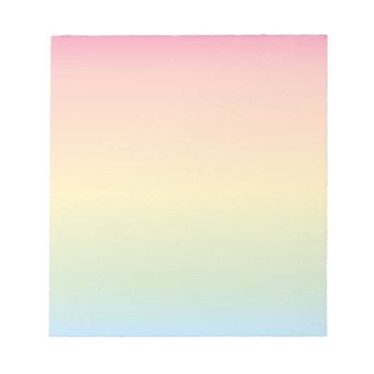 Bloc-notes Rainbow Ombré (Devant)