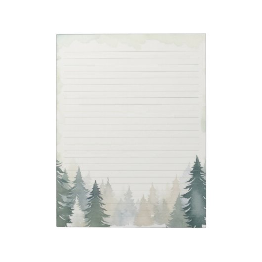 Bloc-notes recouvert de pins verts sur le thème de (Tourné)