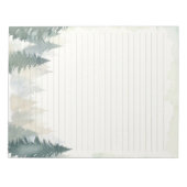 Bloc-notes recouvert de pins verts sur le thème de (Devant)