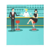 Bloc-notes Retro Cocktail Lounge (Devant)