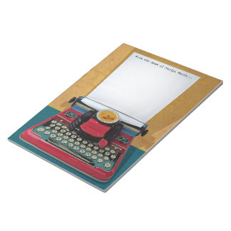Bloc-notes Retro les années 50 avec texte Customis