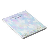 Bloc-notes Rêveur Floral et Papillons (Incliné)
