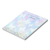 Bloc-notes Rêveur Floral et Papillons (Tourné)