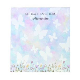 Bloc-notes Rêveur Floral et Papillons
