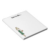 Bloc-notes robe verte (Incliné)