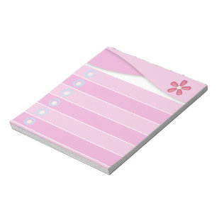 Bloc-notes rose
