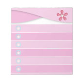 Bloc-notes rose (Devant)