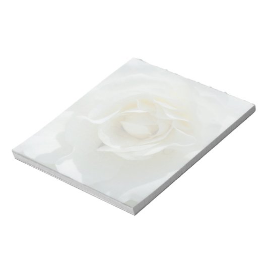 Bloc-notes Rose blanc (Tourné)