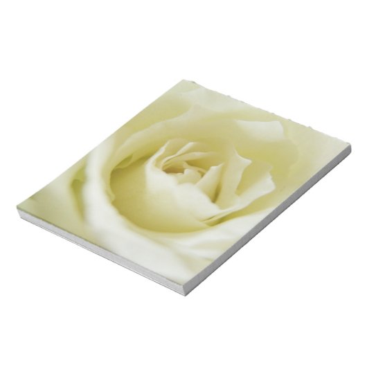 Bloc-notes Rose blanc (Tourné)