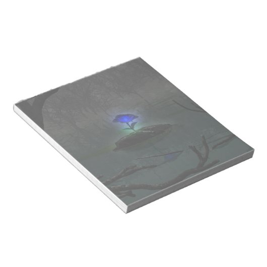 Bloc-notes Rose bleu (Incliné)