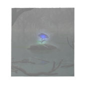 Bloc-notes Rose bleu (Devant)