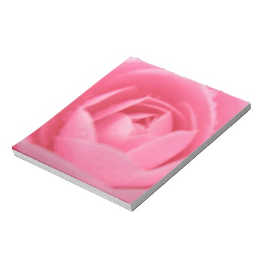 Bloc-notes rose Camellia (Tourné)