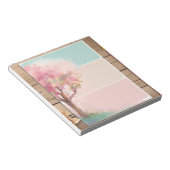 Bloc-notes rose clair et joli (Incliné)