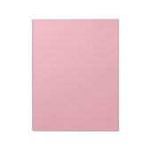 Bloc-notes rose clair pour usage professionnel et (Tourné)
