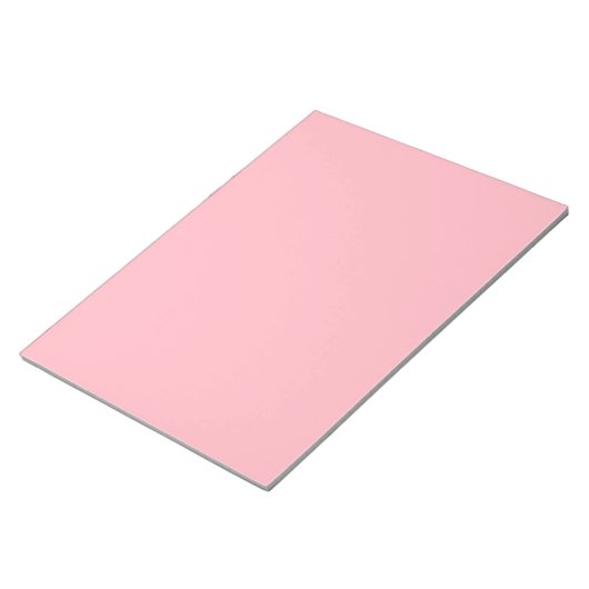 Bloc-notes rose clair pour usage professionnel et (Incliné)