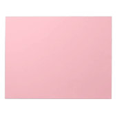 Bloc-notes rose clair pour usage professionnel et (Devant)