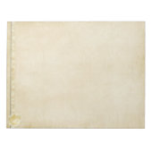 Bloc-notes Rose crème vintage (Devant)