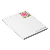 Bloc-notes rose gigantesque (Incliné)