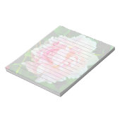 Bloc-notes rose Peony (Tourné)