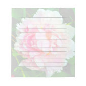 Bloc-notes rose Peony (Devant)