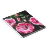 Bloc-notes rose pétunia ésotérique (Incliné)