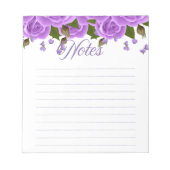 Bloc-notes Rose pourpre (Devant)