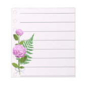 Bloc-notes Rose Rose (Devant)