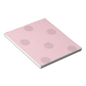 Bloc-notes rose rose point Polka (Incliné)