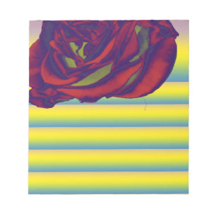 Bloc-notes Rose rouge