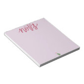 Bloc-notes Rose Tendre (Incliné)