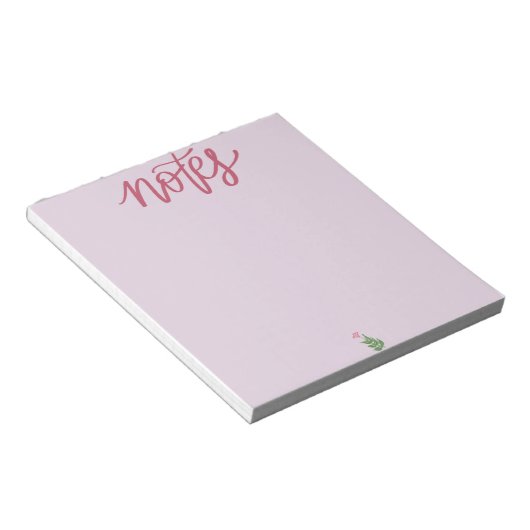 Bloc-notes Rose Tendre (Incliné)