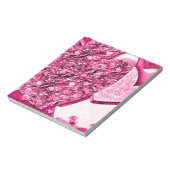 Bloc-notes rose vif (Tourné)