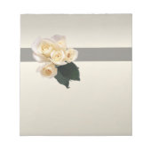 Bloc-notes Roses mariage (Devant)