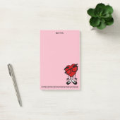 BLOC - NOTES ROUGE DE POST-IT DU COEUR XOXO DE (Bureau)