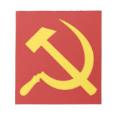 Bloc-notes russe marteau et faucille (Devant)