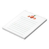 Bloc-notes Russe Motif Apple Watercolor (Tourné)