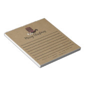Bloc-notes rustique Joyeux Noël Grubby Bougie (Incliné)