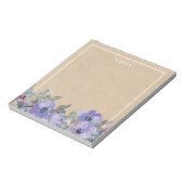 Bloc-notes Rustique violet (Tourné)