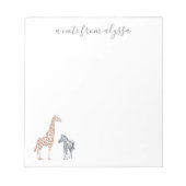 Bloc-notes Safari (Devant)