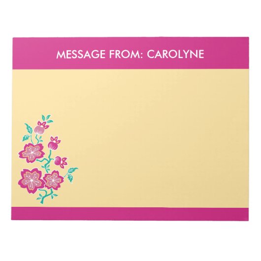 Bloc-notes Sakura Floral Batik (Devant)